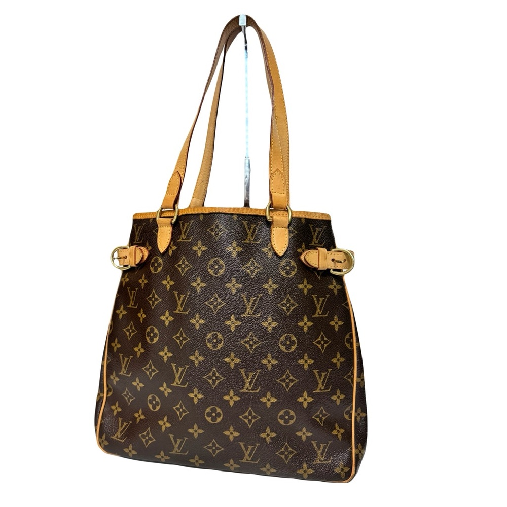Louis Vuitton Batignoles Vertical Monogram Canvas Leather